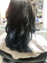ヘアーサロン シバノ(Hair Salon SHIBANO) ブルーグラデーションカラー