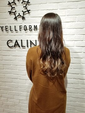 ヘア スパ ビューティー エールフォルム(HAIR SPA BEAUTY YELLFORME) グレージュ グラデーションカラー