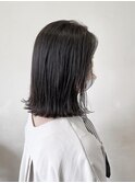 大人の切りっぱなしボブ