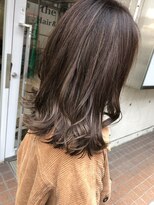 ヘアーアンドビューティーザ エフ(Hair Beauty the F)&nbsp;ハイライト＿グレージュ＿ダブルカラー＿21