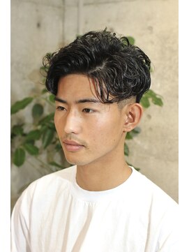 レンゲン(LENGEN) 束感刈り上げビジネス七三ツーブロックアップバング296