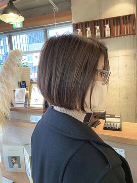 オプスヘアーアネロ(OPS HAIR ANELLO) 前下がりボブ　クレイライツ