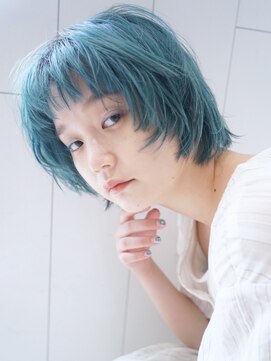 アイティーバイアルバム 下北沢店(IT by ALBUM) ショートウルフ_ショコラベージュボブルフベビーバング_8719