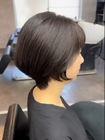 ヴィフ 大船(VIF)&nbsp;ヘアカラーショートボブ/脱白髪染め/ショートヘア/白髪ぼかし