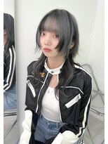 キバ(kva) ▽□□▽ロングウルフ×デザインカラー