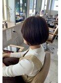 小顔補正立体カット