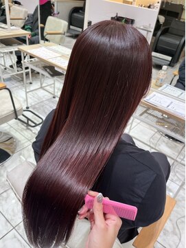 ゼスト フィーノ(ZEST fino) 【Sanae.】ボルドーカラー×髪質改善
