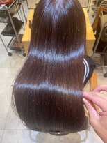 ジーナ 船橋(Zina)&nbsp;髪質改善＊ロングレイヤーグレーベージュ＊美髪【Zina船橋】