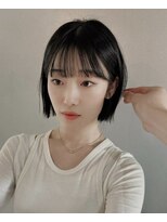 ナループロア ルームー(Nalu pu loa ROOMOO)&nbsp;ゆるまきタッセルカット/タッセルカット/タンバルモリ/韓国ボブ