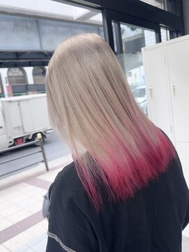セレーネヘアーレイズ 梅田店(Selene hair Raise) beige×pink