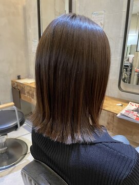 センジュ(Senju) 切りっぱなしロングボブ