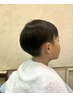 【学割U24】小学生メンズカット＋襟剃り　￥1500