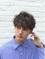 ソフトマッシュ/くせ毛風パーマ/ツーブロック