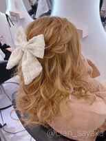 ヘア サロン クラン 東心斎橋店(hair salon clan)&nbsp;ハーフアップ/心斎橋ヘアセット