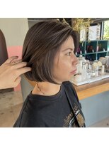 アルヴァ(ALVA)&nbsp;立体感ハイライト×ボブ【那覇　美容室　ALVA】