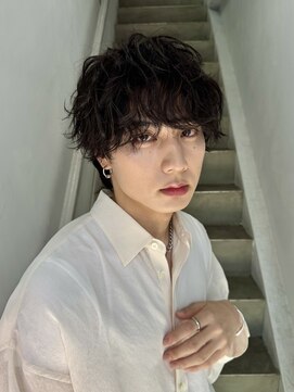 クロト(Clotho) 波巻き/スパイラルパーマツイストスパイラルメンズカットウルフ