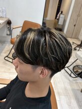 【コントラストハイライト】インナー/ハイライト/イヤリング/ケアブリーチ/ダブルカラー/バレイヤージュ