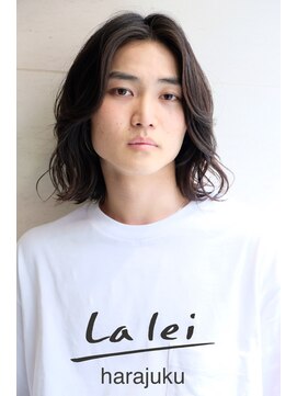 ラレイ ハラジュク(Lalei harajuku) 原宿キムタク木村拓哉スパイラルパーマロン毛パーマ平成男子黒髪