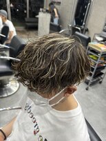 ルートバイドット 町田店(root by dot.) 刈り上げマッシュ×スペインカール風ツイスパ