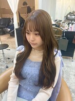 ロンドアジュール 横浜(Lond azur)&nbsp;オリーブベージュ/ブラウン/顔周り/前髪/レイヤー/髪質改善/横浜