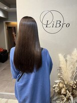 リブロ(LiBro)&nbsp;美髪ココアベージュ暗めカラーフェミニンロングダークアッシュ