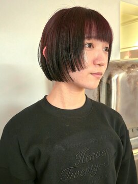 マカロニコースト(macaroni coast) ルーツカラー 姫カット ボブ ミニボブ