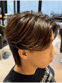 熊本 流れる縮毛矯正 曲がる縮毛矯正 センターパート