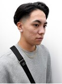 メンズカットアップバングサイドパートスキンフェード1101