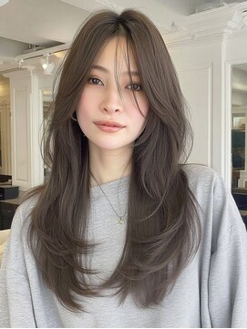 アンドレイ 表参道(andrey) クラゲヘアー/小顔に見せるヘア/ココアベージュ/表参道