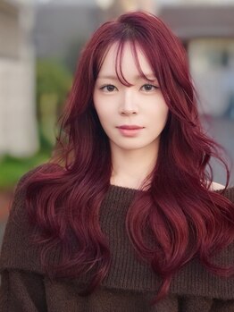 テラスランド 船橋店(TERRACE LAND)の写真/《顔周り縮毛矯正で見惚れる横顔美人.*》印象を左右する顔周り*高い技術で魅力を引き出す♪[船橋/髪質改善]