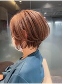 白髪ぼかし細めハイライト30代40代50代グレージュ