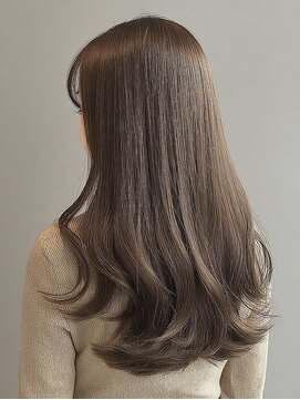 リジェール 鶴舞店 レイヤーロング/ハッシュカット/シルキーベージュ/鶴舞/髪質改