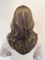 ムード(MOOD,)&nbsp;イメチェン/ピンクベージュ/アンブレラカラー/前髪/銀座駅