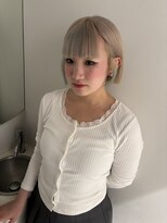 キオク(KIOX)&nbsp;ベージュ  ミント  ボブハイトーン