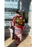 着物の着付け+ヘアセット♪成人式対応可能★ 【舎人/竹ノ塚/ヘアメイク】