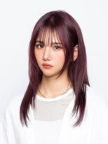 アース 調布店(HAIR & MAKE EARTH)&nbsp;艶感ピンクパープルロング