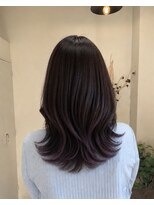 ロッカ(ROCCA)&nbsp;ブリーチ履歴有、ラベンダーブラウンニュアンスウルフ