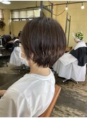 アッシュブラウン白髪ぼかし