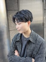 サイ(PSY)&nbsp;韓国風マッシュ/ツーブロックアップバング/ビジネスショート