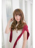 ゆるふわフェミニン/30代/40代/50代/カーキベージュ