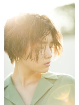 オーガスト ヘア ネイル(AUGUST hair nail) ニュアンスウェーブボブ イメイェン アッシュブラウン