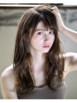 ラべリー 池袋(LOVELEY) ロブノーブルクラシカルバイヤージュデジタルパーマミディ　７