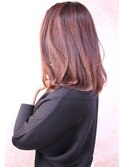 福山市　ストレートパーマ　人気ソフト切りっぱなしボブCaary