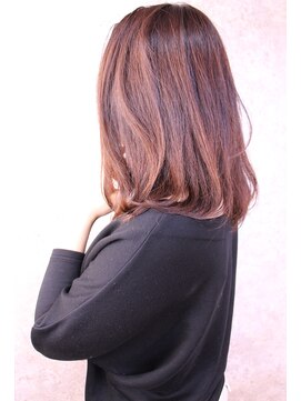 キャアリー(Caary) 福山市 ストレートパーマ 人気ソフト切りっぱなしボブCaary