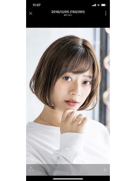 エイミー(Aimee) Aimeeナチュラルボブ×オリーブベージュ