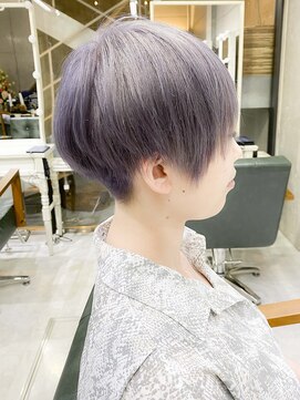 デイズ(days) 大人可愛い小顔ひし形ハンサムショートボブ前下がり