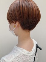 キー(kii)&nbsp;オレンジカラー　ショート　福岡　天神　薬院　20代