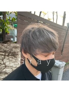 テラ 八幡山(TERRA) メンズマッシュ×ハイトーングレー