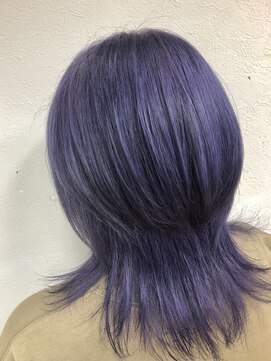 ライブトレア(LIVE TOREA) ラベンダーパープル×ウルフカット