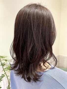 ネオリーブソラ 相模大野店(Neolive sola) 白髪ぼかしハイライト/ラベンダーピンク